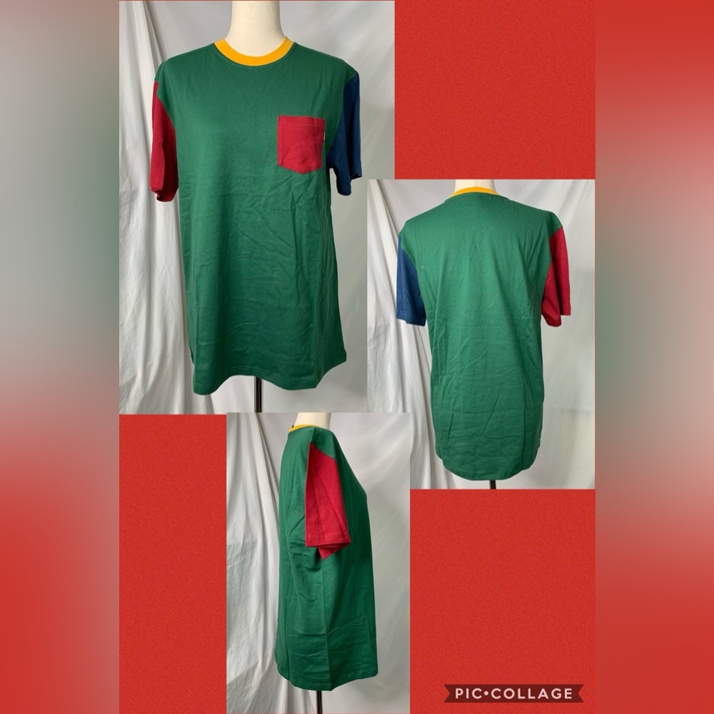 3/$10 Men’s Agora Short Sleeved Colorful T Shirt Size Medium